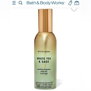 Bath and body works white tea and sage room spray 4 bottles